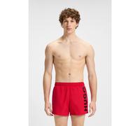 HUGO Swim shorts with vertical logo print - Style ABAS, 50513979 Red S