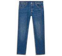 HUGO Tapered-fit Jeans in Mid-Blue Stretch Denim