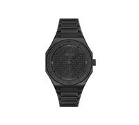 HUGO Three Hand Quartz Movement Watch for Men #Grail Light Collection with Black Silicone Bracelet - 1530396