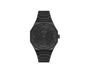 HUGO Three Hand Quartz Movement Watch for Men #Grail Light Collection with Black Silicone Bracelet - 1530396