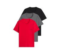 HUGO Three-pack cotton T-shirts - Style T-SHIRT RN TRIPLET P, 50532811 Black / Grey / Red M