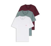 HUGO Three-Pack Logo-Print Cotton T-Shirts