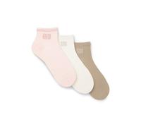 HUGO Three-pack Metallic Logo Socks