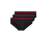 HUGO Three-pack Of Logo-waistband Briefs In Stretch Cotton