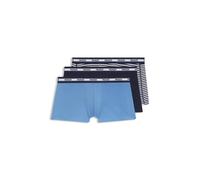 HUGO Three-pack of trunks in stretch cotton - Style TRUNK TR PLANET DES, 50545668 Blue L