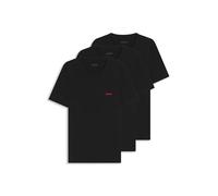 Hugo 10217251 Short Sleeve Base Layer 3 Units Black S Men