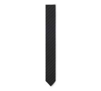 HUGO Tie with diagonal stripe - Style Tie cm 6, 50557829 Black Patterned pcs.