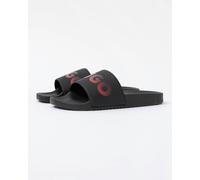 HUGO Timein Mens Gradient Logo Slides - Black 001 - Black 001 - UK9 EU43 US10