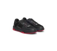 HUGO Trainers with mesh and faux leather - Style Yarrow_tenn_mxpu, 50558023 Black 9