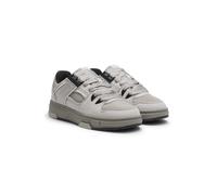 HUGO Trainers with textured fabric and faux suede - Style Yarrow_tenn_dcmf, 50552557 Grey 7