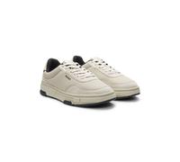 HUGO Men's Yarrow Tenn Memf Tennis Trainers, Light Beige, 6 UK