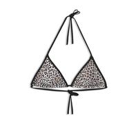 Hugo Monogram Triangle 10269296 Red Bikini Top White,Black XS Woman