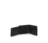 HUGO Mens Subway Trifold Embossed-Logo Wallet in Leather