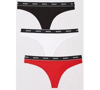 HUGO Triple Striped Thong, Multi, Size M, Women Print