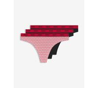 HUGO Triplet Design Thong pink red black (3 units) - XS