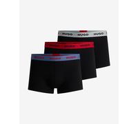 HUGO Triplet Logo Boxers black blue red (3 units) - XS
