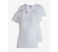 HUGO Twin Basic short sleeve T-shirt white Women (2 units) - XL