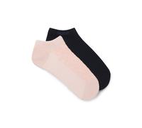 HUGO Two-pack of ankle-length cotton-blend socks - Style 2P AS LEO LOGO CC W, 50561161 Light Pink 3-4.5