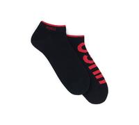 HUGO Two-pack of ankle socks in a cotton blend - Style 2P AS LOGO CC, 50468111 Black 5.5-8