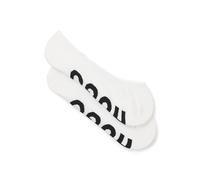 HUGO Two-pack of invisible socks with logos - Style 2P SL UNI LOGO CC W, 50549269 White 5.5T