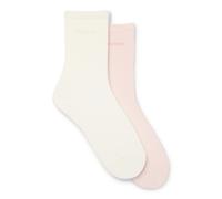 HUGO Two-pack of regular-length cotton-blend logo socks - Style 2P RS UNI LOGO CC W, 50566511 light pink 3-4.5
