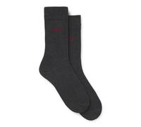 HUGO Men's 2P RS UNI CC Socks, New-Charcoal12, 43-46 (Pack of 2)