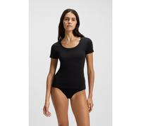 HUGO Two-pack of underwear T-shirts in stretch cotton - Style TWIN T-SHIRT RN, 50469660 Black XL