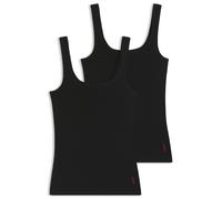 HUGO Two-pack of vests in stretch-cotton jersey - Style TWIN VEST, 50469682 Black XS