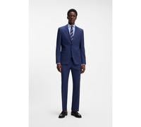 HUGO Two-piece extra-slim-fit suit in checked twill - Style Arti-Hesten253X, 50567798 Blue 42R