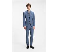 HUGO Two-piece slim-fit suit in a wool blend - Style Henry-Getlin253X-MH, 50572150 Light Blue 34R