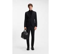 HUGO Two-piece slim-fit suit in micro-patterned wool - Style Henry-Getlin253X, 50579802 Dark Blue 42R