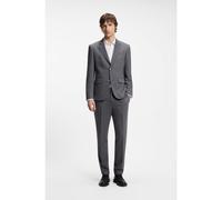 HUGO Two-piece slim-fit suit in performance-stretch twill - Style Henry-Getlin253X, 50569466 Dark Grey 40R