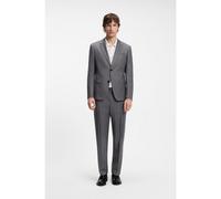 HUGO Two-piece slim-fit suit in virgin wool - Style Henry-Gatur263X, 50574804 Grey stripes 38R