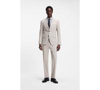 HUGO Two-piece slim-fit suit in washable stretch cloth - Style Henry-Getlin253X, 50574743 Light Grey 42L