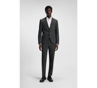 HUGO Two-piece slim-fit suit in wool-blend dobby - Style Henry/Getlin232X, 50557550 Grey 36R