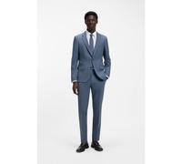 HUGO Two-piece slim-fit suit in wool-blend poplin - Style Henry/Getlin232X, 50547345 Light Blue 34R