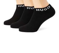 HUGO Womens 3P AS UNI CC W Three-pack of ankle socks with logo cuffs