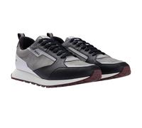 Hugo Unisex Adult Icelin Leather Running Trainers - Grey - 5 UK - Grey - 100% Mixed