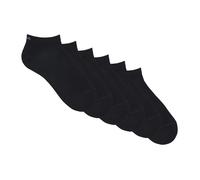 Hugo Unisex Adult Logo Organic Cotton Ankle Socks (Pack of 6) - Black - Black - 5 UK-8 UK