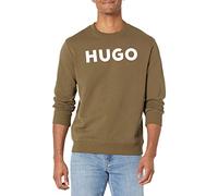 HUGO Unisex's Big Logo Pullover Sweatshirt, Myrtle Green, S