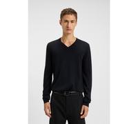 HUGO V-neck sweater in virgin wool - Style San Vredo-M, 50474172 Dark Blue XXL