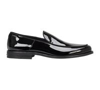 HUGO Patent-leather slip-on loafers with embossed logo - Style Varian_loaf_ptlt, 50573071 Black 8