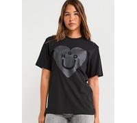 HUGO Vintage T-Shirt - Black, Black, Size Xs, Women Black