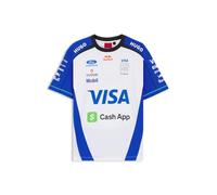 HUGO Visa Cash App Racing Bulls F1 Team, Official Boss 2026 Collection, Men's Team T-Shirt, Tee, Jersey, White, Blue, Red (UK, Alpha, XXL, Regular, Regular)