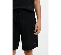 HUGO Waffle-structured pyjama shorts with embroidered logo - Style Austin Shorts, 50532023 Black XXL