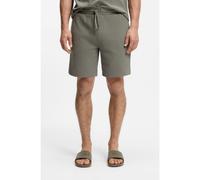 HUGO Waffle-structured pyjama shorts with embroidered logo - Style Austin Shorts, 50532023 Green M