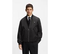 HUGO Water-repellent bomber jacket with stacked logo - Style Badam2611, 50552650 Black XXL