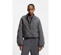 HUGO Water-repellent jacket with diamond quilting - Style Fasteppa-1, 50550688 Dark Grey M