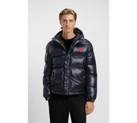 HUGO Water-repellent jacket with logo label - Style Baro2531_IN, 50554374 Dark Blue M