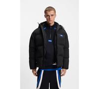 HUGO Water-repellent padded jacket with blue logo label - Style Bodo2541, 50546652 Black S